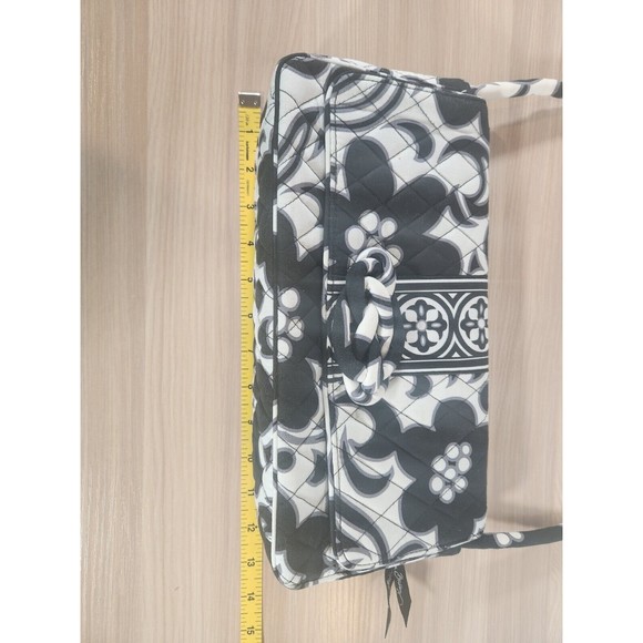 Vera Bradley Knot Just a Clutch in Night & Day - Purse - Handbag - Black & White - Picture 7 of 8